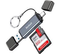 Beikell Lecteur de Carte SD, USB C et USB 3.0 2 en 1 Adaptateur Card Reader