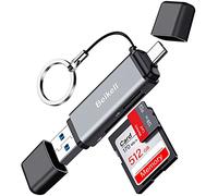 Beikell USB C Lecteur de Carte Mémoire SD/Micro SD OTG USB 3.0 Adaptateur Card Reader en Aluminium pour/MMC/TF/SDXC/SDHC/Micro SDHC/Micro SDXC