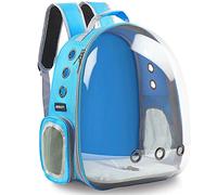 BEIKOTT Sac à Dos de Transport pour Chat, Chien, Sac à Dos à Bulles pour Petits Chats, Chiots, Lapins, approuvé par Les compagnies aériennes, Sac à Dos à Capsule Transparente ventilé pour Voyage,