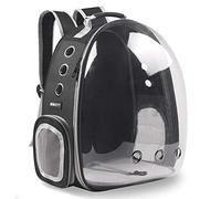 BEIKOTT Sac à Dos de Transport pour Chat, Chien, Sac à Dos à Bulles pour Petits Chats, Chiots, Lapins, approuvé par Les compagnies aériennes, Sac à Dos à Capsule Transparente ventilé pour Voyage,