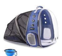 BEIKOTT Sac à dos extensible pour chat, chien, petit chat, chien et oiseaux, sac à dos transparent pour voyage, randonnée, extérieur