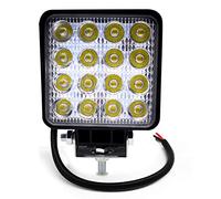 BeiLan Barre lumineuse LED 48 W 12 V/24 V pour voiture, tout-terrain, lampe de travail auxiliaire, barre lumineuse LED étanche pour camion, tracteur, voiture, VTT