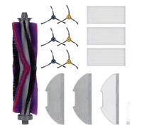 BeiLan Lot de 14 accessoires de rechange pour aspirateur Eureka E10s, 1 brosse principale, 3 paires de brosses latérales, 3 lingettes, 3 filtres Hepa, 1 petite brosse, kit d'accessoires d'aspirateur