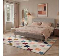 BEIMO Tapis Salon 160x230 cm Moderne Antidérapant pour Salon ou Chambre Teal Echo