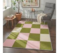 BEIMO Tapis Salon Moderne 120x170 cm Antidérapant et Lavable pour Salon ou Chambre Teal Echo