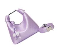 Beimus 2. Élégant sac à bandoulière chinois pour femme en cuir avec fermeture éclair pour travail et soirée, violet, One Size
