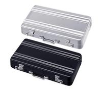 Beimus 2 Pièces Porte-cartes De Visite En Métal 3.86x2.52 Pouces Supports Aluminium Léger Pour Cadeaux D'entreprise Et Aluminium Professionnel Essentiel Essentiel