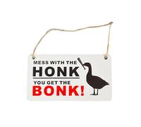 Beimus 3. Panneau de sécurité fantaisiste en bois de pin avec design artistique pour entrée et patio - Résistant au soleil