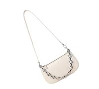 Beimus 3. Sac à bandoulière compact moderne avec sangle en chaîne flexible en polyuréthane, multi-compartiments, décontracté, quotidien, sac à main à bandoulière tendance, Ow, One Size