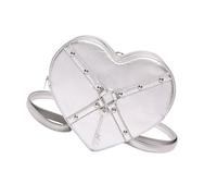 Beimus À Bandoulière Tendance En Forme De Cœur Avec Rivets Petits Sacs À Bandoulière En Cuir PU Pochettes Phoen Pour Femmes Élégantes Accessoire Fantaisie Pour Femmes