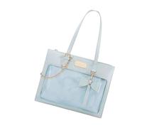 Beimus À Bandoulière Transparent Itabag Pour Étudiantes Japonaises Pour Femmes À Bandoulière Avec Nœud Papillon Doux Pour Affichage D'épingles Épaule En Cuir PU De Japonais