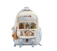 Beimus À Capybara De Dessin Animé Avec Un Grand Espace De Rangement D'école En Nylon À Pour Adultes À La Recherche De Mode Et D'utilité À Pratique Pour Les Navetteurs