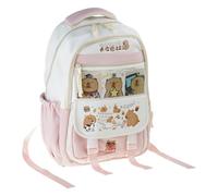 Beimus À Capybara De Dessin Animé Avec Un Grand Espace De Rangement D'école En Nylon À Pour Adultes À La Recherche De Mode Et D'utilité À Pratique Pour Les Navetteurs