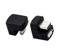 Beimus Adaptateur d'extension USB 2.0 flexible compact en U pour ordinateur portable, PC, imprimante, clavier, adaptateurs, adaptateur rotatif