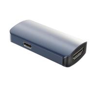 Beimus Adaptateur HDTV de qualité supérieure vers type C femelle 4K à 60 Hz dynamique Plug and Play pour maison, cinéma, présentation d'entreprise, HDTV vers type C pour changement