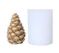 Beimus Artisanat en silicone Pomme de pin sur le thème de Noël pour la décoration de la maison et la création de plâtres Décoration de la
