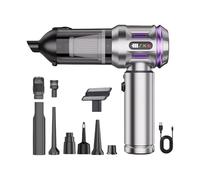 Beimus Aspirateur À Main 7000 MAh 40 Min Cyclonique avec 8 Accessoires Léger 0 4 Kg pour Tapis Meubles Véhicule Moteur sans Balais Efficace pour Voiture