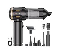 Beimus Aspirateur À Main 7000 MAh 40 Min Cyclonique avec 8 Accessoires Léger 0 4 Kg pour Tapis Meubles Véhicule Moteur sans Balais Efficace pour Voiture