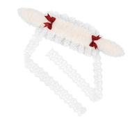 Beimus Bandeaux de lapin pour cosplay, nœuds, oreilles de lapin, bandeau blanc pour maquillage, lavage du visage, bandeaux d'anniversaire