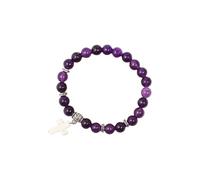 Beimus Bracelet de cheville réglable avec perles spirituelles en aventurine verte et cristaux artificiels, taille unique, Comme décrit