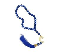 Beimus Bracelet élégant avec 33 perles de prière en verre fait à la main pour musulmans, bijoux pour la méditation ou les religieux, Diameter 10mm Length 33.6cm, Perles, Ammolite