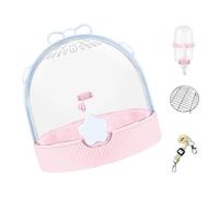 Beimus Cage de transport pour oiseaux avec bandoulière - Espace intérieur généreux - Filet amovible pour un nettoyage facile - Cage à oiseaux portable avec poignée