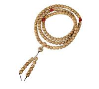 Beimus Chaîne de prière Bodhi unisexe en bois au design spirituel pour la pratique quotidienne de la pleine conscience et tenue élégante associée bouddhiste, taille unique, Comme décrit