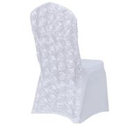 Beimus Chaise en élasthanne extensible rose pour mariage, anniversaire, fête, événement, salle à manger, banquet, décoration