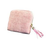 Beimus Chenilles Organiseur de bijoux avec plusieurs couches et pompons Sac de rangement élégant multi-compartiments Sac chenille