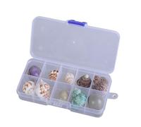 Beimus Coffret De Présentation Coquillages Naturels Organisateurs Bibelots D'étoiles Mer Transparents pour Aquariums Et Décoration Côtière Organisateurs Bijoux D'étoiles Mer