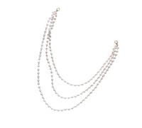 Beimus Collier d'épaule réglable avec perles d'imitation - Confortable à porter - Idéal pour une fête de mariage, une soirée, un accessoire de fête, One Size, Comme décrit, Comme décrit.