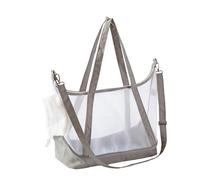 Beimus De Transport Voyage Respirant pour Chats avec Filet en Nylon Transparent Marche Extérieur Facile À Nettoyer pour Un Usage Quotidien