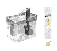 Beimus Distributeur d'eau pour Animaux De Compagnie À Observation Visuelle Structure Réapprovisionnement Automatique Propulsée par USB Ventilateur Silencieux Station 'imbibation Chat Source 'Eau