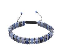 Beimus Élégant bracelet élastique en perles de pierre pour femme avec différents cristaux Bracelet délicat pour l'équilibre et le style spirituel, One Size, Comme décrit