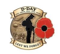 Beimus Épinglette, badge de collection en métal pour le jour du 80e anniversaire de la Seconde Guerre mondiale, Métal