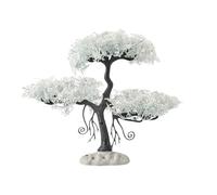 Beimus Flocon De Neige Pin Arbre Ornement D'aquarium Aquariums 'Eau avec Un Design Réaliste pour Les Décors Paysage Scène sous-Marine Décors 'Aquarium