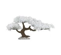 Beimus Flocon De Neige Pin Arbre Ornement D'aquarium Aquariums 'Eau avec Un Design Réaliste pour Les Décors Paysage Scène sous-Marine Décors 'Aquarium