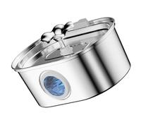 Beimus Fontaine à boire automatique pour chats - En acier inoxydable - 2,6 l - Filtrage de l'eau