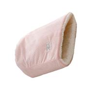 Beimus Grand sac de couchage d'hiver chaud en forme de seau pour animal domestique chaud à l'intérieur Sac de repos confortable pour chats avec épais