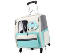 Beimus Grand sac de transport détachable pour chien et chat avec poignée télescopique