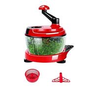 Beimus Hachoir à viande manuel multifonction avec acier 402 et accessoires, base ventouse, robot de viande et de légumes efficace