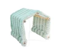 Beimus Hamster Nain Et Souris Jouet Caché Lit sur Le Toit en Fourrure De Noël Habitat pour Petit Animal Compagnie Cage Sommeil Tunnel Sûr Et Résistant À La Mastication