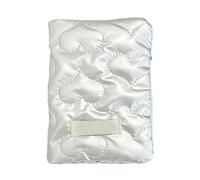 Beimus Housse de passeport unique avec nœuds coréens pour femme pour organiser les billets de voyage et les documents importants, couverture pratique pour passeport, beige, Love, Beauté de masse