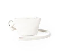 Beimus Korean Designs Petit sac à bandoulière léger pour pièces de monnaie et tour de cou PU Portefeuille Poche à monnaie pour un usage quotidien Petite pochette à bandoulière, blanc, One Size