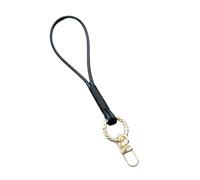 Beimus Lanière ergonomique pour téléphone portable - Courte lanière en alliage texturé - Convient pour téléphones et appareils photo, Length 21cm, Alliage, Ammolite