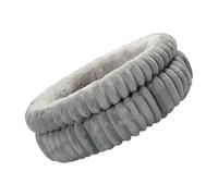 Beimus Lit D'intérieur Rond pour Chats Coussin Amovible avec Base Antidérapante l'hiver Et L'automne Fourniture De Repos Chaude Animaux De Compagnie Lavable