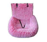 Beimus Lit pour chien pour les voyages en voiture, coussin d'intérieur pour animal domestique, housse amovible, coussin confortable pour les petites races, lit essentiel pour les voyages en voiture