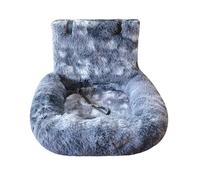 Beimus Lit pour chien pour les voyages en voiture, coussin d'intérieur pour animal domestique, housse amovible, coussin confortable pour les petites races, lit essentiel pour les voyages en voiture