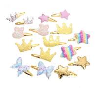 Beimus Lot de 16 pinces à cheveux pour filles, enfants, accessoires de cheveux, coiffure, petites pinces à cheveux