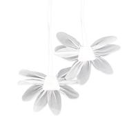 Beimus Lot de 2 broches élégantes en dentelle faites à la main pour femme et fille, mariage, fête, bijoux décoratifs, 13cm, Organza